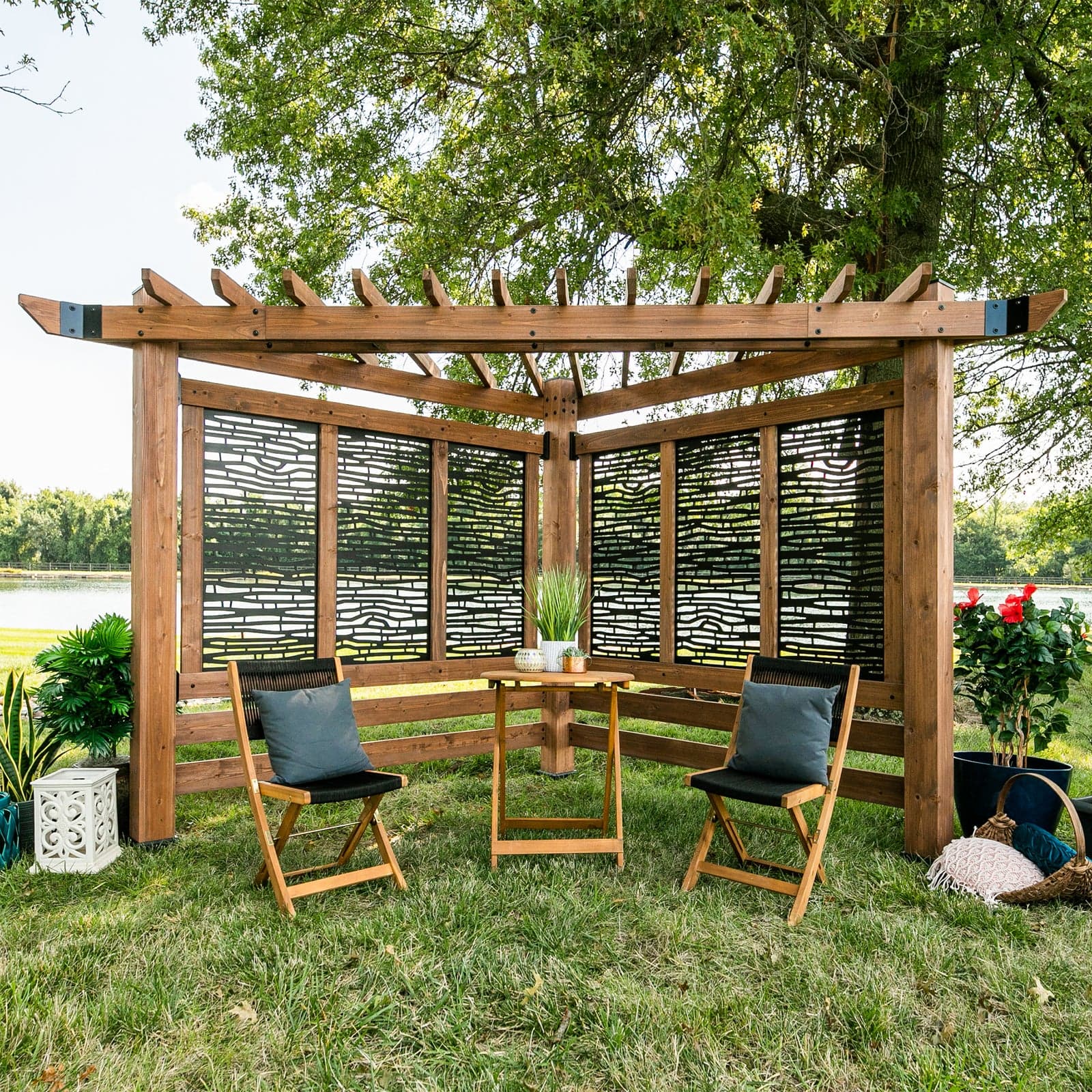 Pergola d'angle Verona